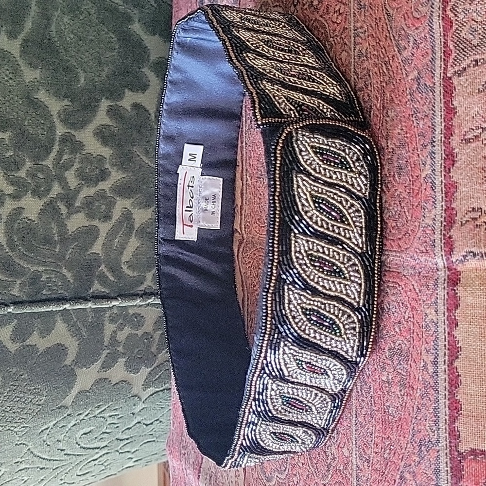Beaded Adjustable Belt from Talbots Size M